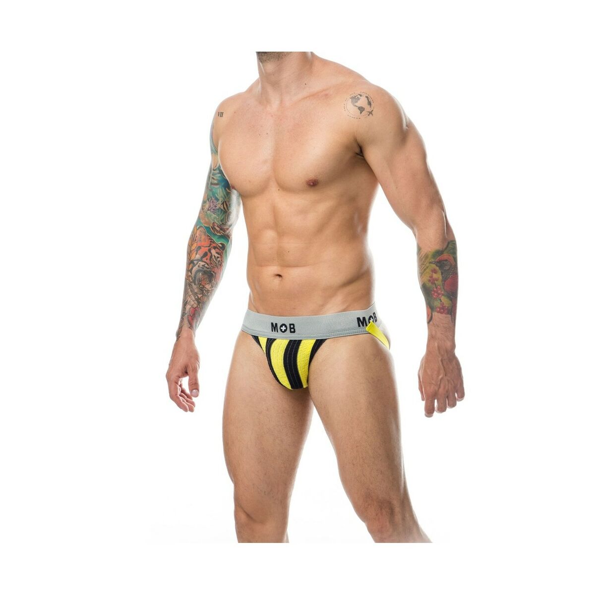 Stringa biksītes Mob Eroticwear Dzeltens Melns L